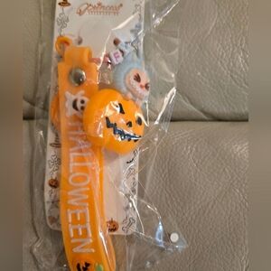 Orange Halloween Themed Keychain